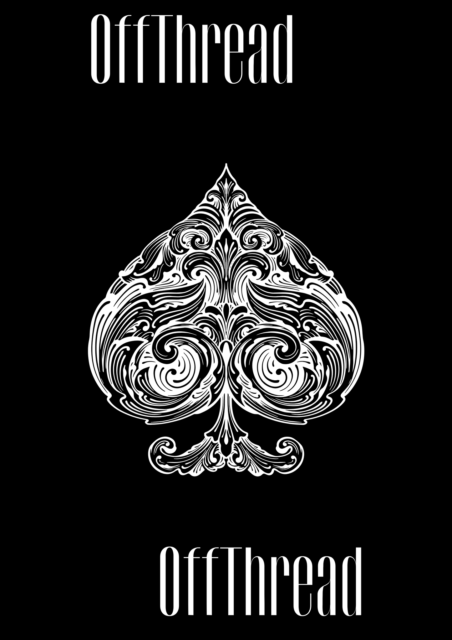 ACE OF SPADES Oversized Tee – Silent Code Drop