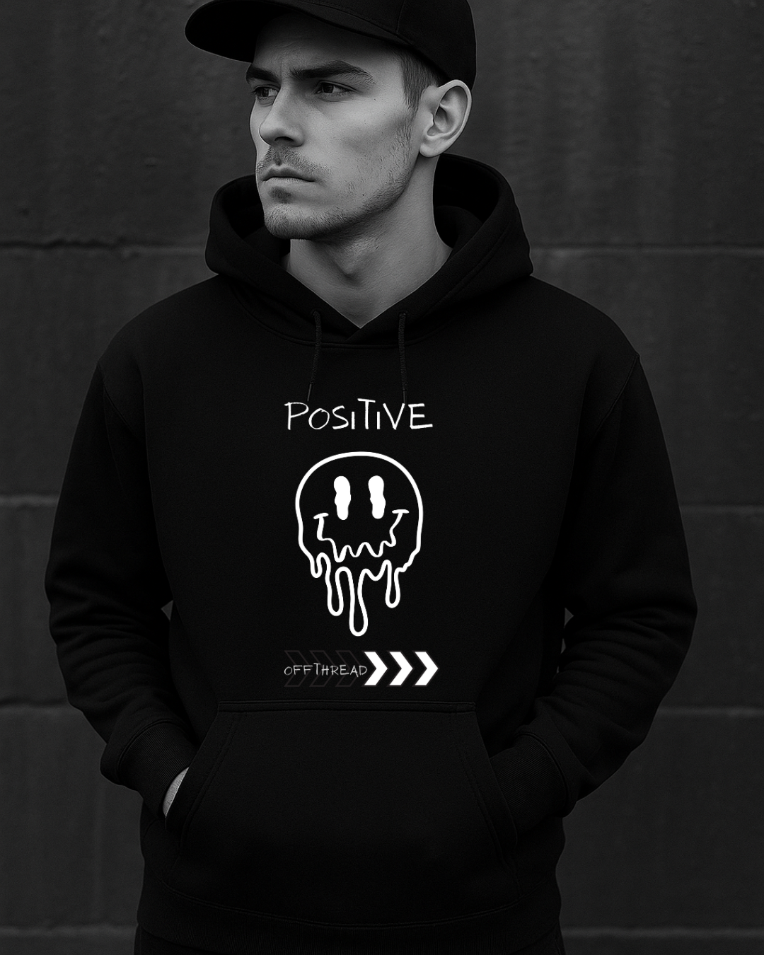POSITIVE Hoodie – Silent Code Drop