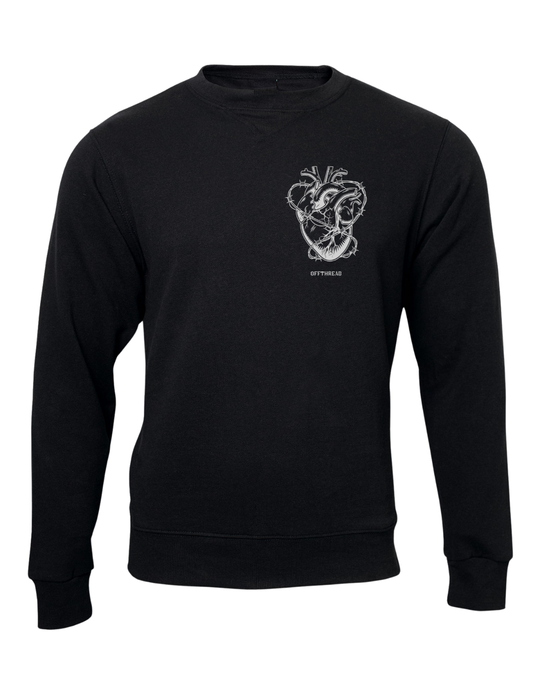 BARBED HEART Sweater – Silent Code Drop