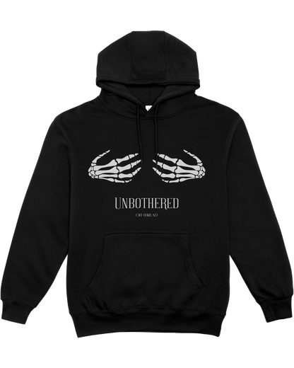 UNBOTHERED Skeleton Hoodie – Silent Code Drop