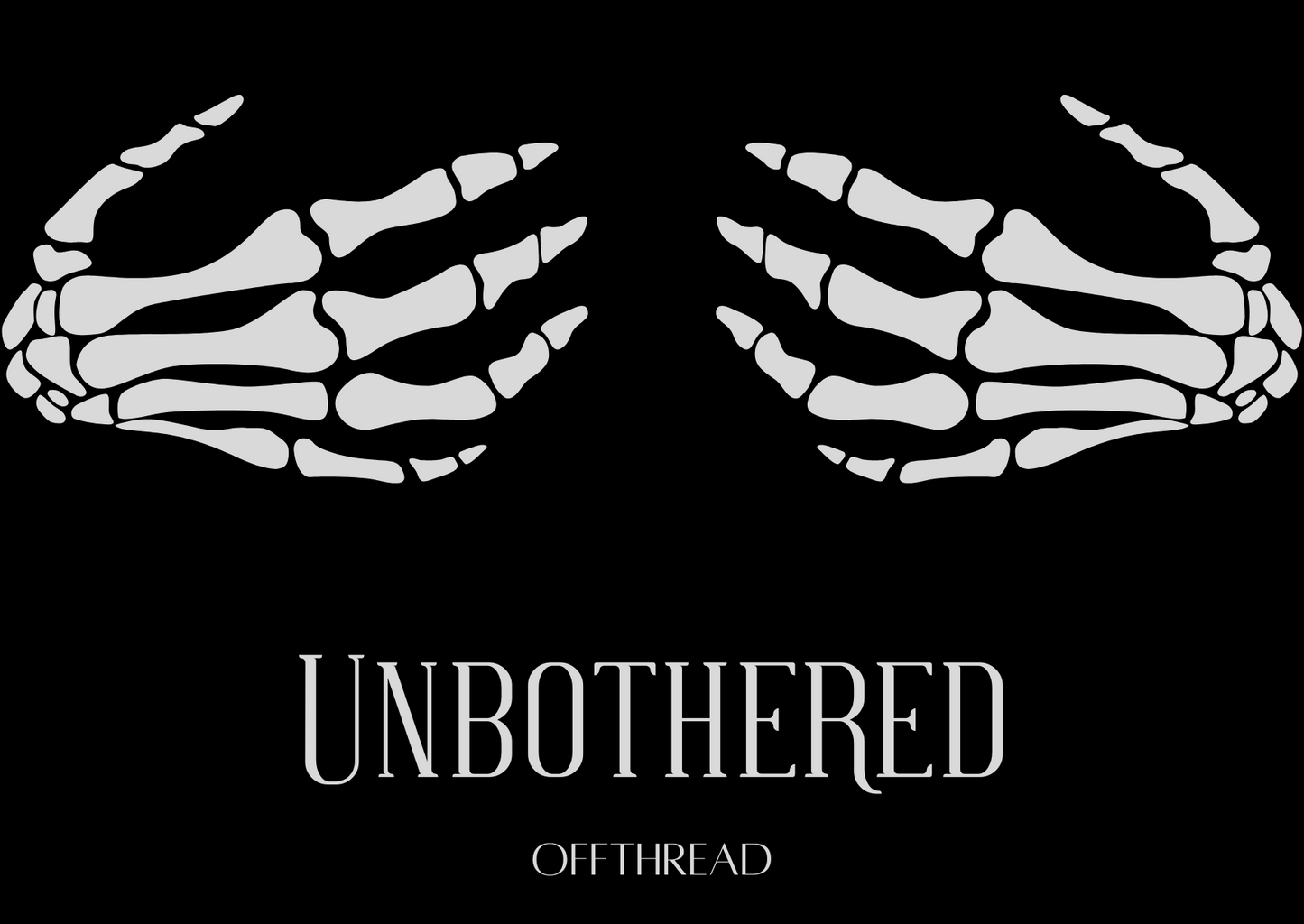 UNBOTHERED Skeleton Hoodie – Silent Code Drop