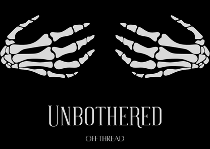 UNBOTHERED Skeleton Hoodie – Silent Code Drop